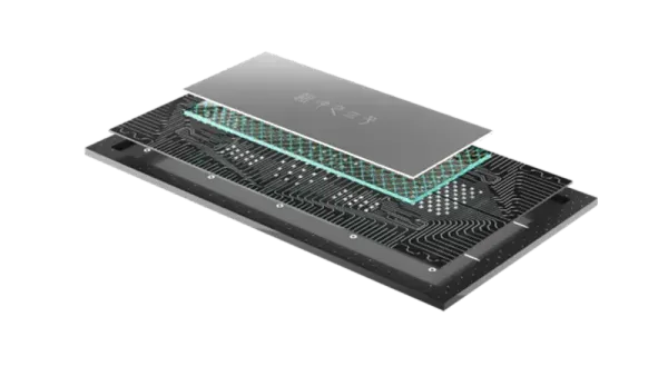 A computer circuit with a chip representing the Zuchongzhi-3